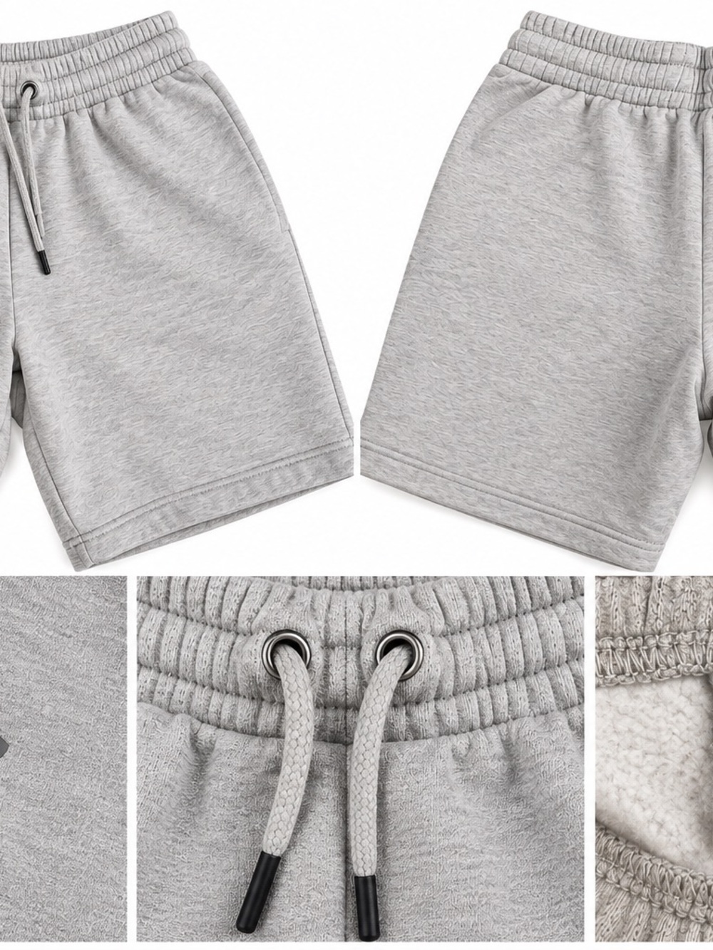 Under Armour Light Grey Men's Athletic Drawstring Shorts
